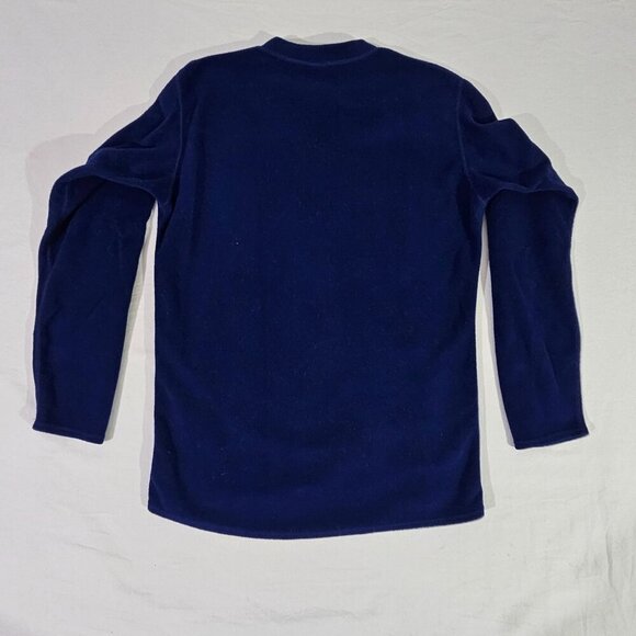 Patagonia Capilene M Medium Blue Long Sleeve Fleece Henley Shirt Made In USA - Picture 6 of 6